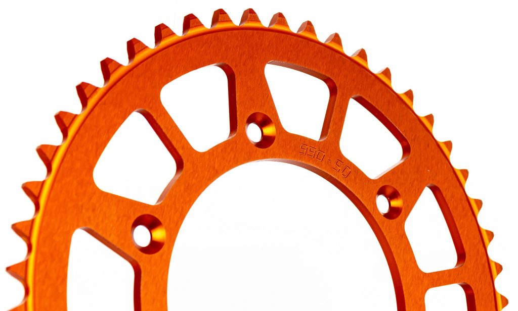 Rear sprocket KTM Freeride 350 12-17 / 250 R 14-17 / 250 F 18-19 Aluminum RACING orange 46 T JTA891.46 99346ROEE
