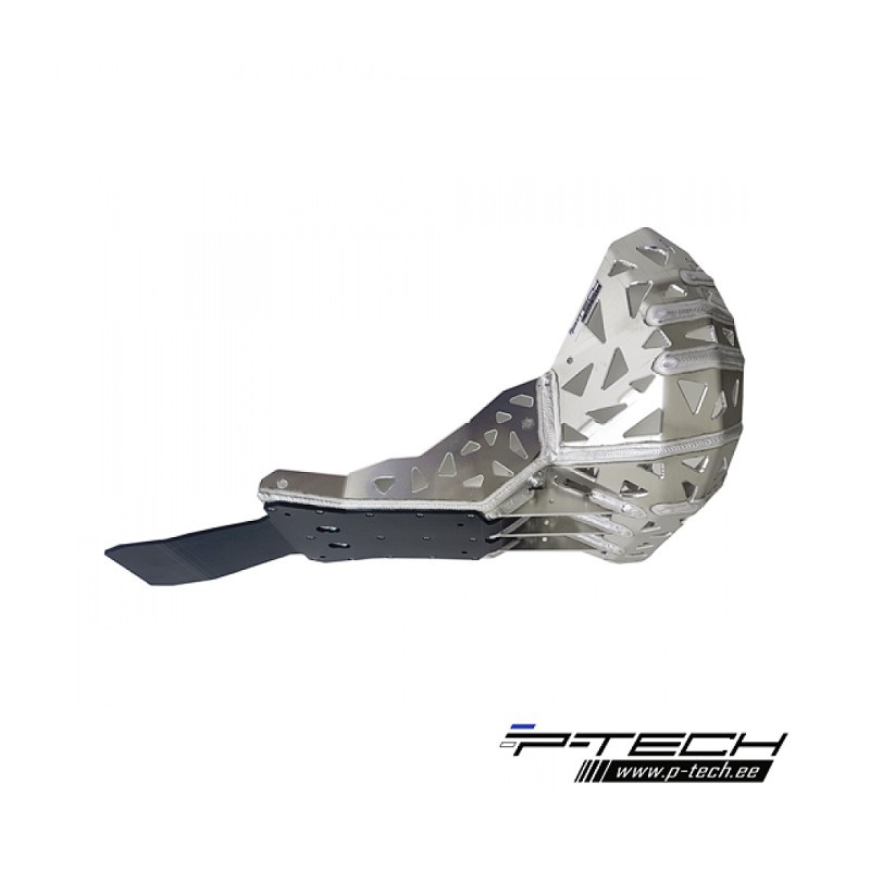 Skid plate with exhaust guard/linkage Husqvarna TE 250/300 TPI 17-19 P-TECH PK005H