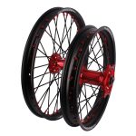 Enduro wheel set Gas Gas EC 250/300 21-23 21x1.60 ax 22mm/ 18x2.15 ax 20mm red hub Enduro Expert SRE2118RDEE