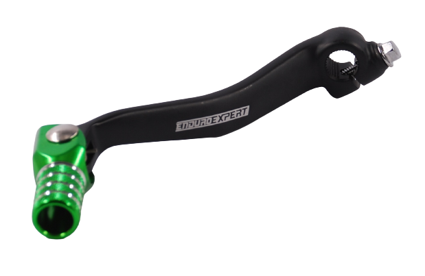Shift lever Kawasaki KX-F 450 16-20 black/green Enduro Expert ASC104BKEE