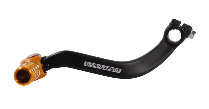 Shift lever Suzuki RM 250 89-08 black/gold Enduro Expert ASC40BKEE