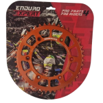 Rear sprocket KTM / Husqvarna / Husaberg 90-24 Aluminum RACING orange 46 T JTR897.46 Enduro Expert 89746ROEE