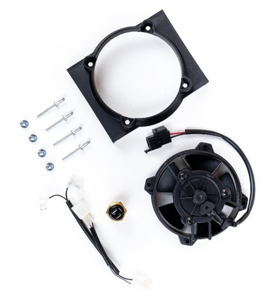 Radiator cooling fan and mounting Kit Beta RR 250/300 X-Pro 24-25 2T Enduro Expert PMT057