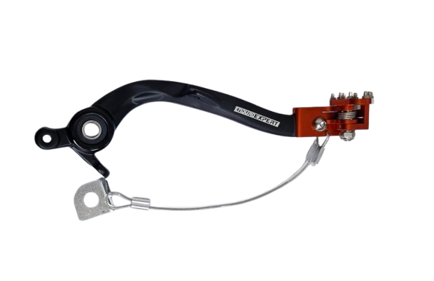Foot brake lever KTM EXC 24-25 TBI black/orange A44013050044 Enduro Expert ASB098FEE