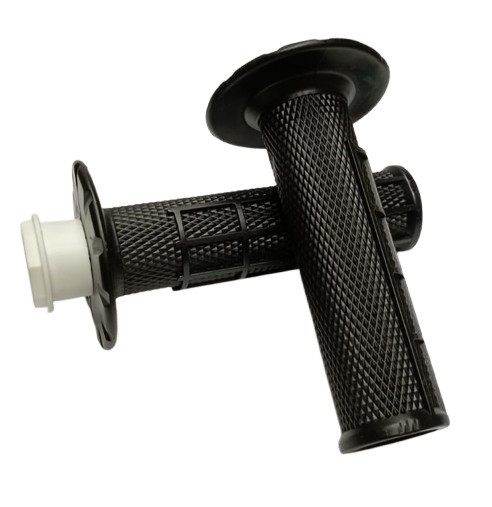 SOFT grip set lock-on enduro/motocross 2T/4T 6 adaptors Black Diamond PMT049