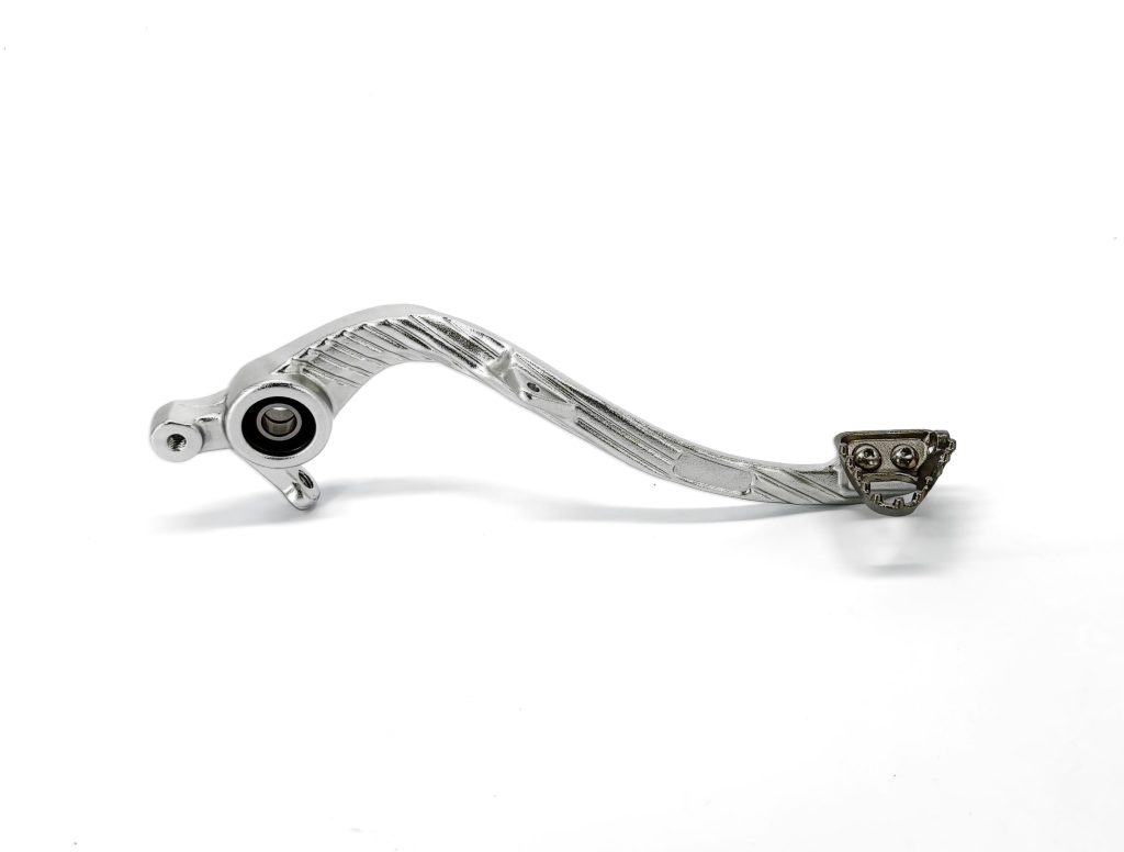 Foot brake lever KTM 2T/4T 24-26 A44013050044/ A44013050144 silver Enduro Expert EEA44013