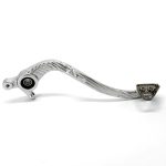 Foot brake lever KTM 2T/4T 24-26 A44013050044/ A44013050144 silver Enduro Expert EEA44013