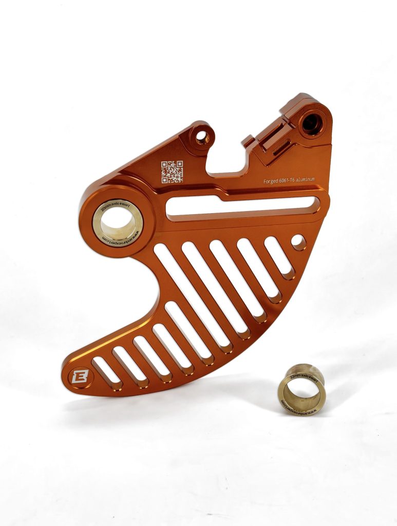 Rear brake disc guard KTM 04-25/ Husqvarna 14-25/ Gas Gas 21-25 20/22mm orange 11232OREE