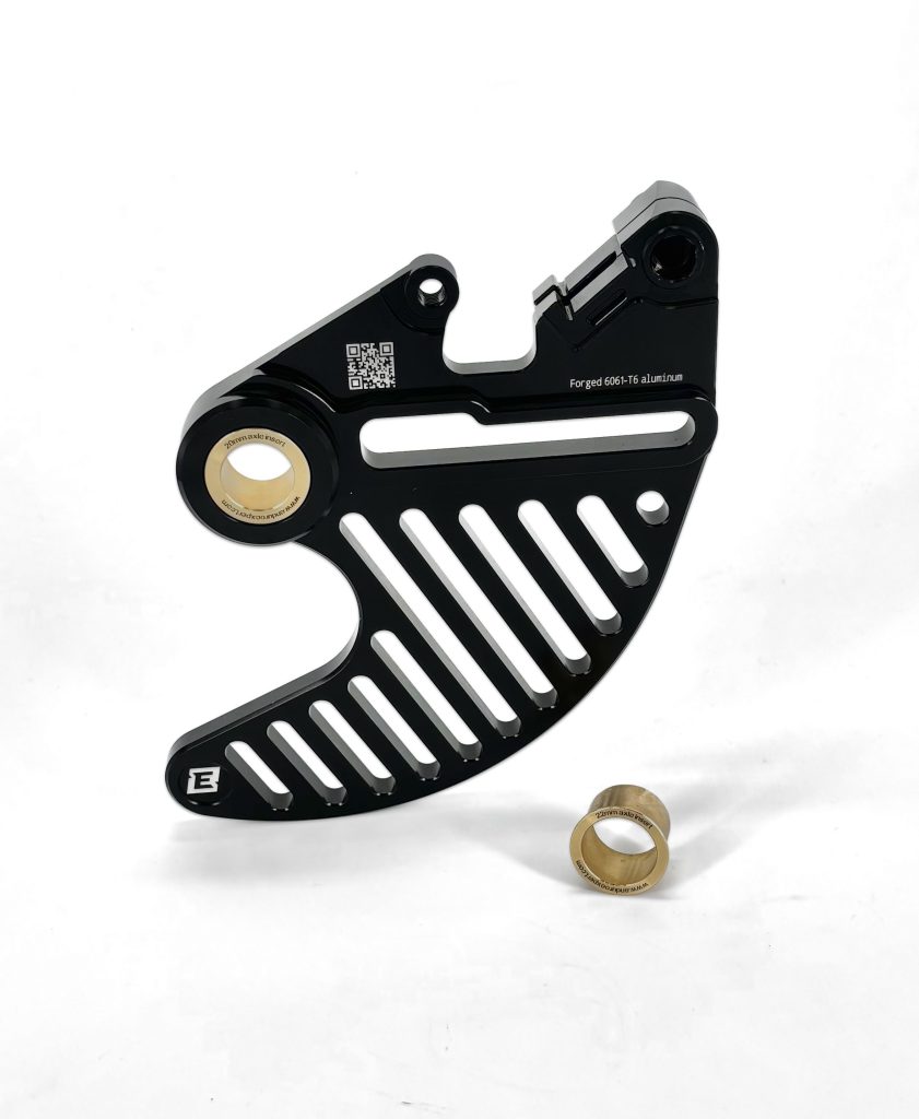 Rear brake disc guard KTM 04-25/ Husqvarna 14-25/ Gas Gas 21-25 20/22mm black 11232BKEE