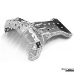 Skid plate with exhaust pipe guard KTM EXC 250/300 07-16/Husqvarna TE250/300 14-16 P-Tech PK001