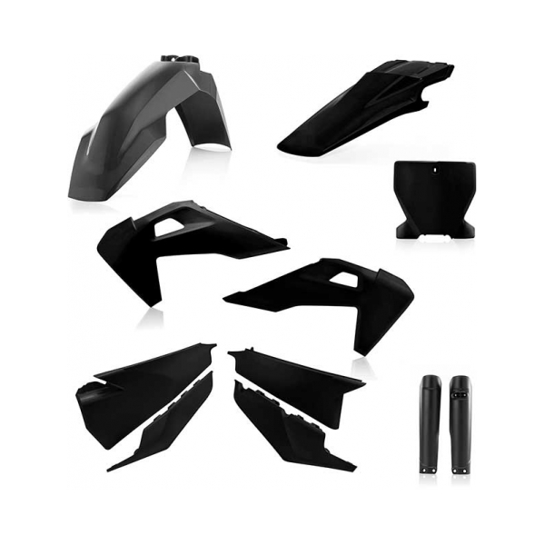 Πλαστικά φαλαινών Husqvarna TC/FC 19-22, FX350/450 20-22, TX300i 20-22 Μαύρο