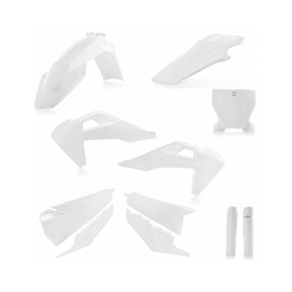 Πλαστικά φαλαινών Husqvarna TC/FC 19-22, FX350/450 20-22, TX300i 20-22 Λευκό