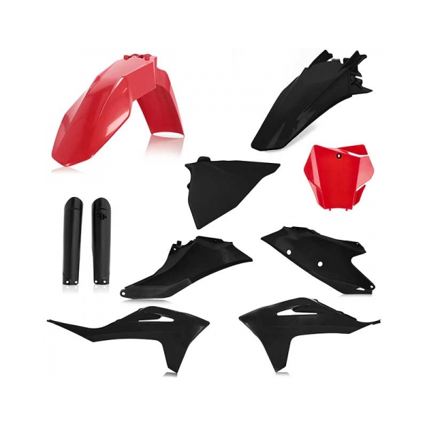 Πλαστικά φαλαινών Αέριο EX/MC 21-23 Μαύρο/κόκκινο