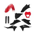 Πλαστικά φαλαινών Αέριο EC/EC-F 21-23 Μαύρο/κόκκινο