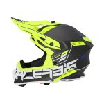 Ατσάλινος άνθρακας Μαύρος/Φλούο Κράνος Κίτρινο ECE-2206