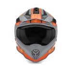 Παιδικό κράνος Impact χάλυβα Τζούνιορ μαύρο / πορτοκαλί