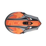 Παιδικό κράνος Impact χάλυβα Τζούνιορ μαύρο / πορτοκαλί