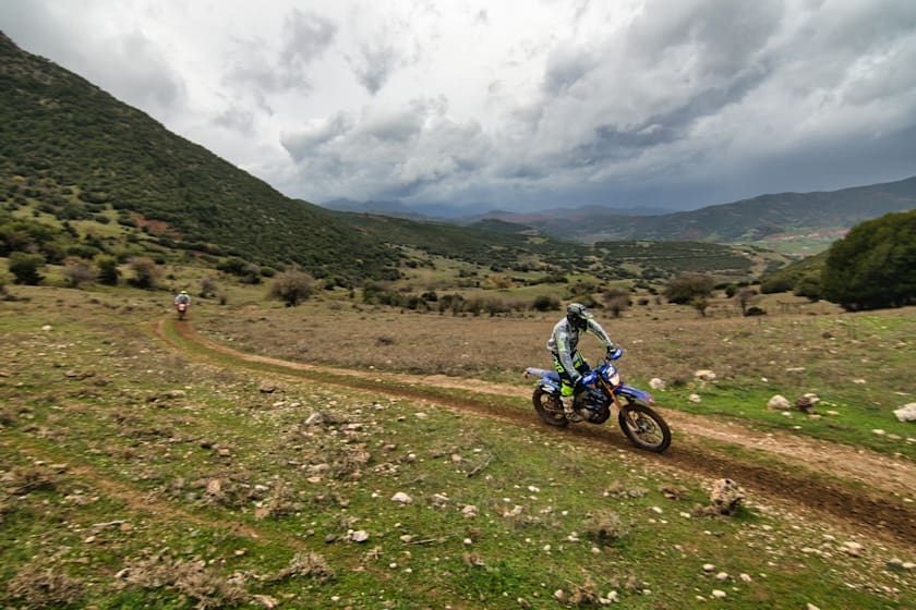 O Παναγώτης Κακολύρης στην απλή διαδρομή των Καλαβρύτων.